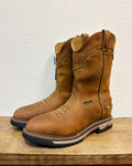Dan Post Saddle Tan Blayde R-Toe Work Boots