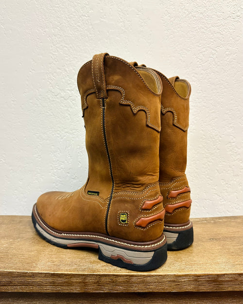 Dan Post Saddle Tan Blayde R-Toe Work Boots