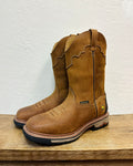 Dan Post Saddle Tan Blayde Square Toe Work Boots