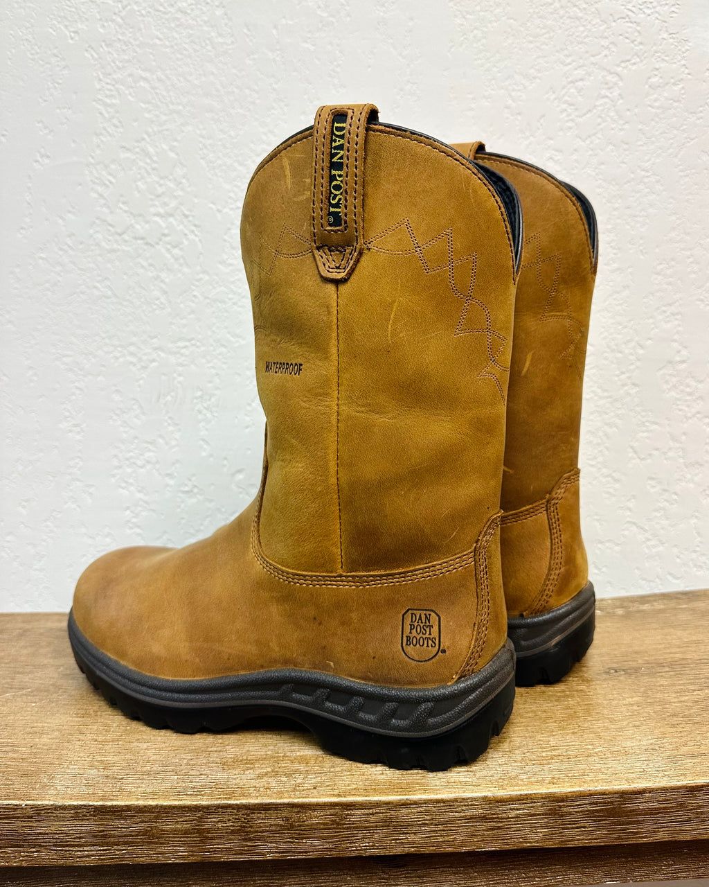 Dan Post Camel Poplar Steel Toe Work Boots