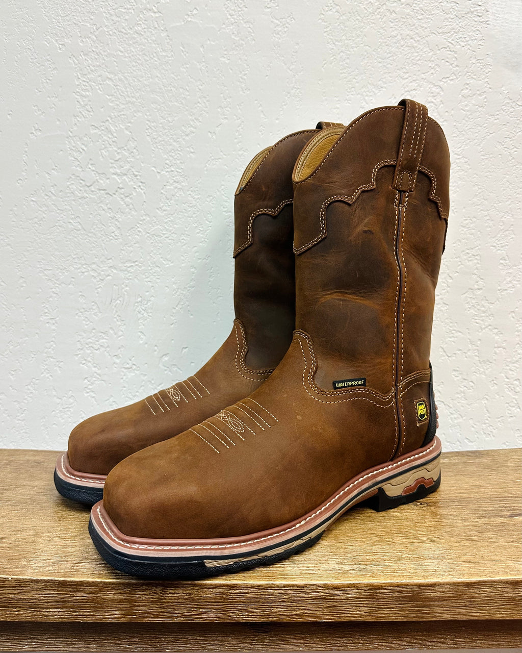 Dan Post Walnut Blayde Square Toe Work Boots