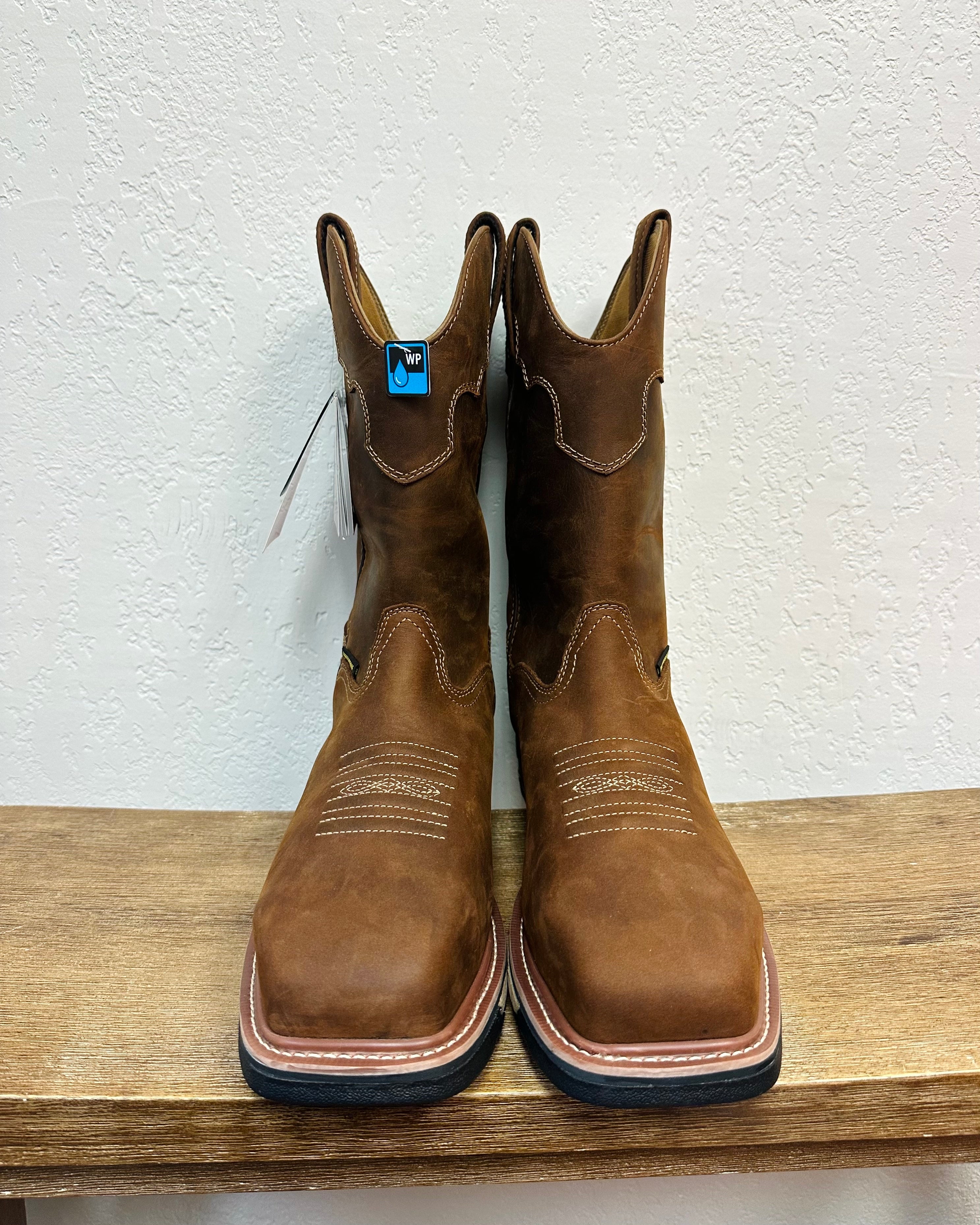 Dan Post Walnut Blayde Square Toe Work Boots