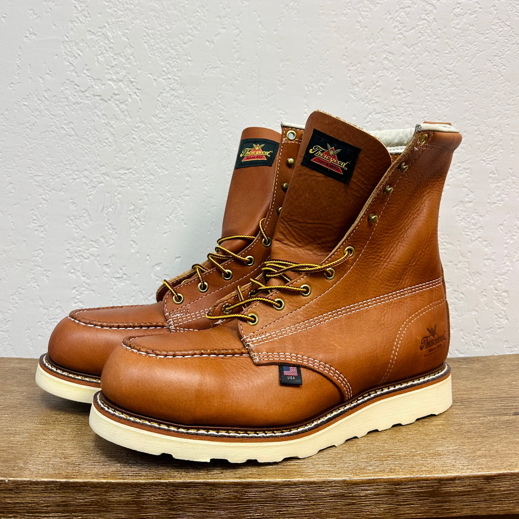 Thorogood 8" Tobacco American Heritage Steel Toe Work Boot