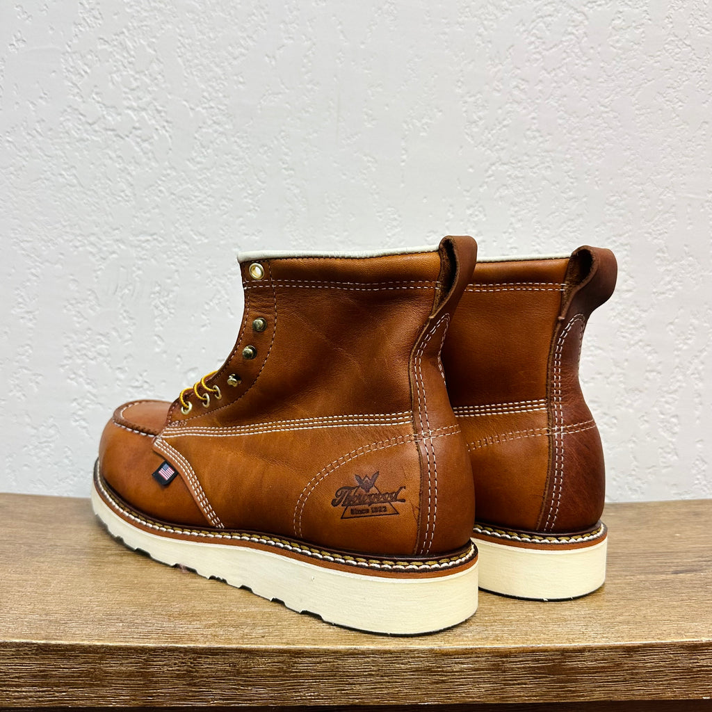 Thorogood 6" Tobacco American Heritage Steel Toe Work Boot