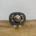 Filigree Rooster Mexican Belt Buckle