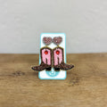 Taylor Shaye Beaded Boot Earrings