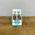 Taylor Shaye Gold Beaded Drop Earrings