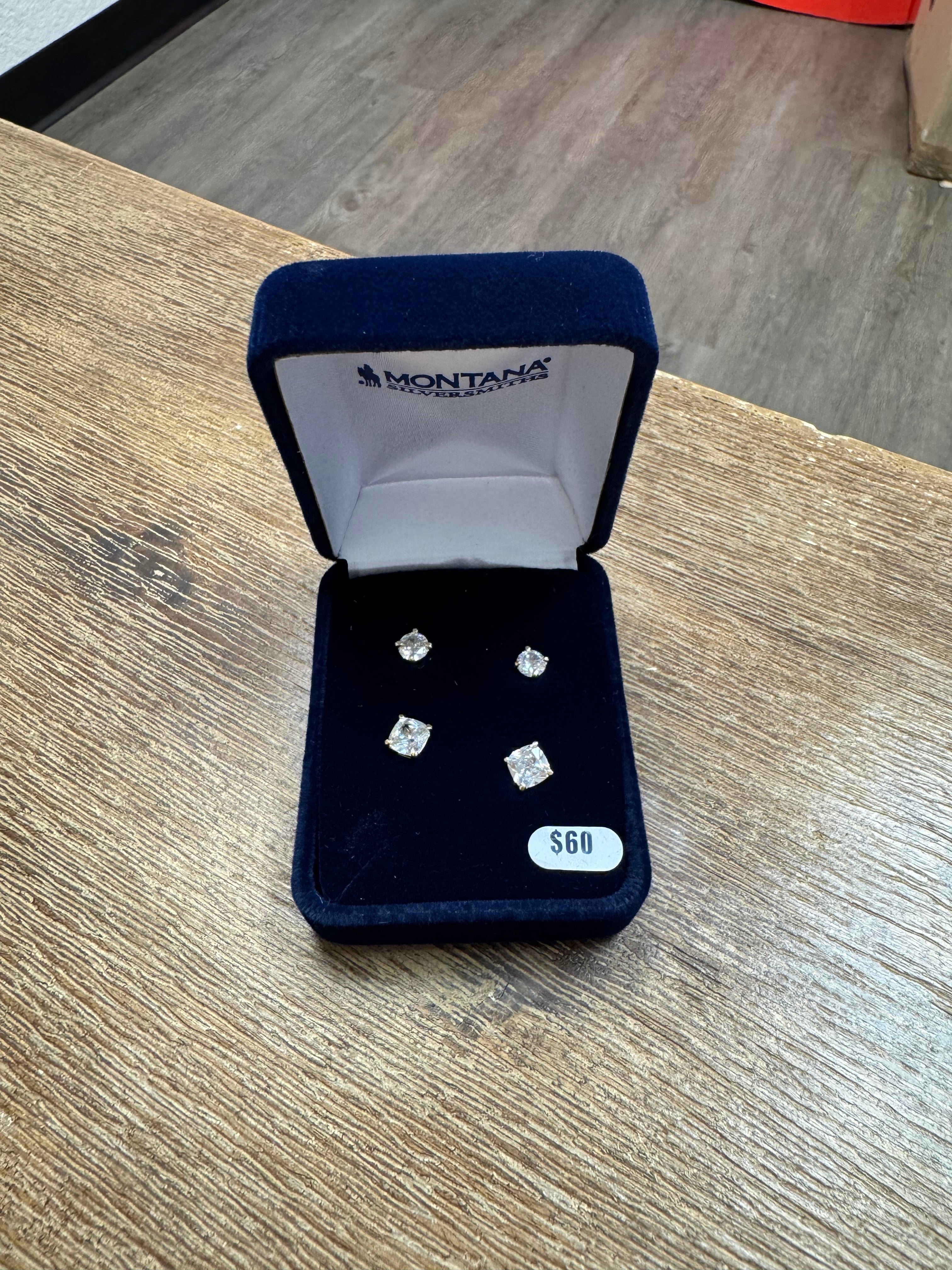 Montana Silversmith Crystal Stud Set