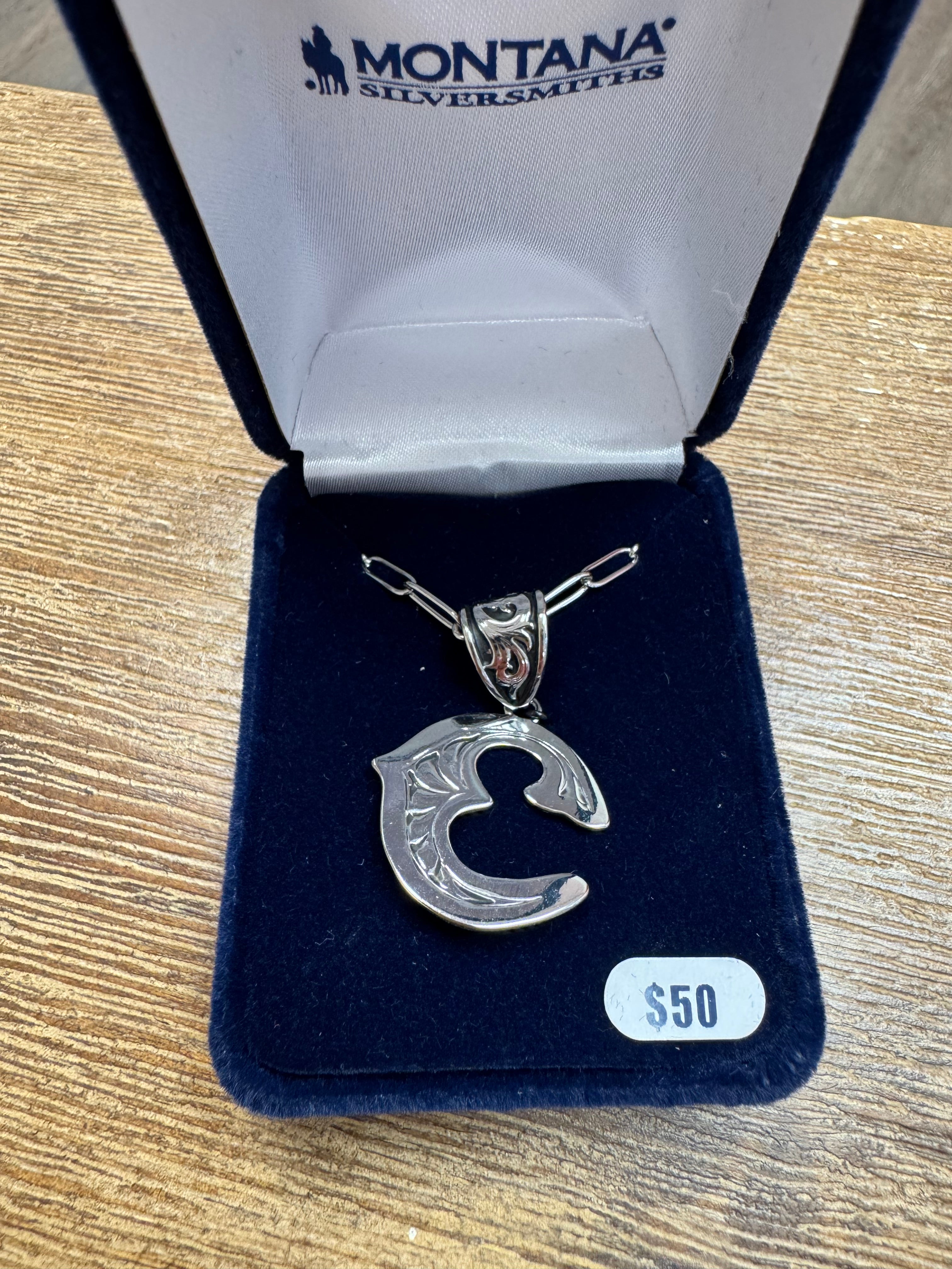 Montana Silversmith Western Initial Necklace
