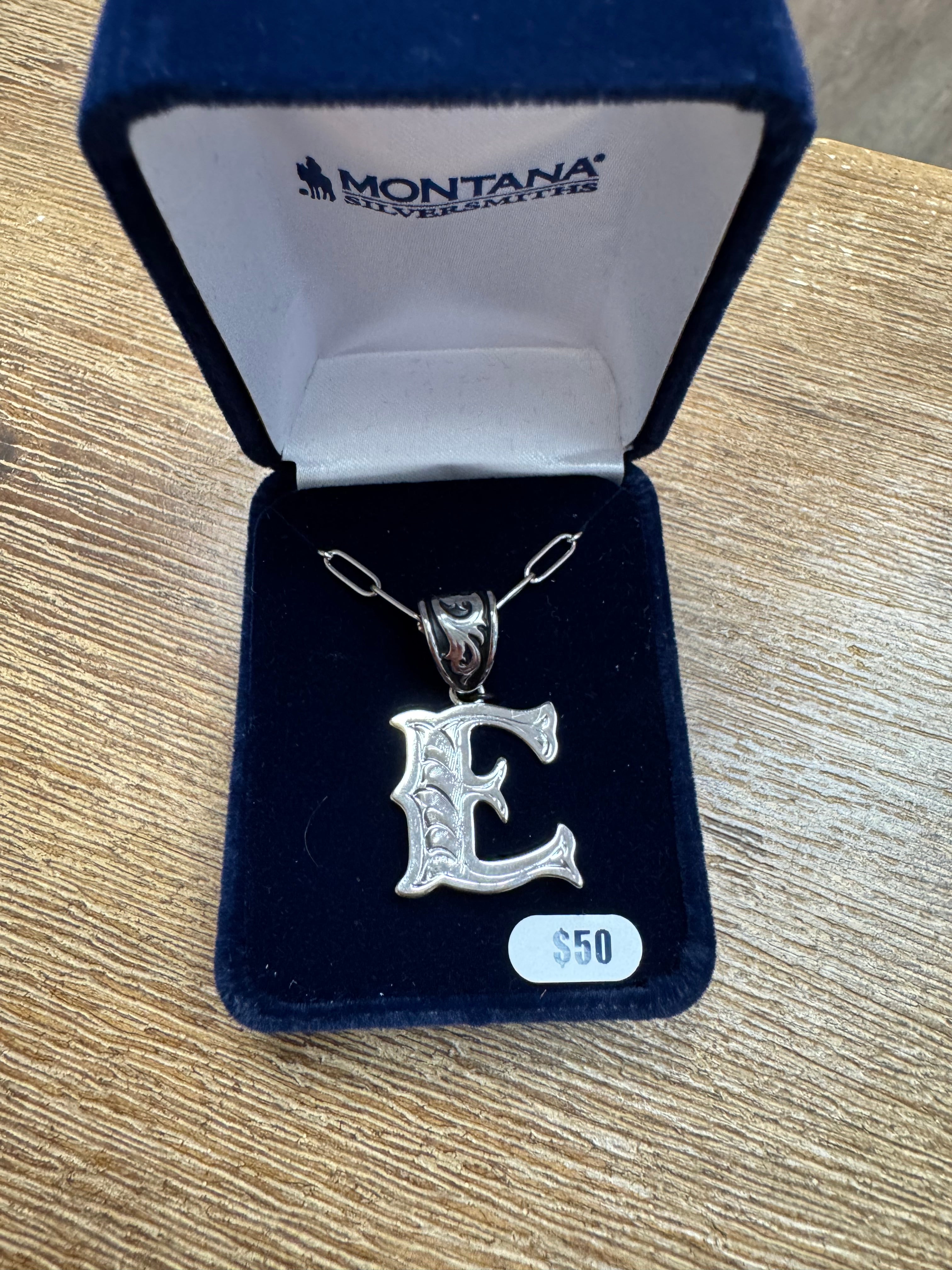 Montana Silversmith Western Initial Necklace