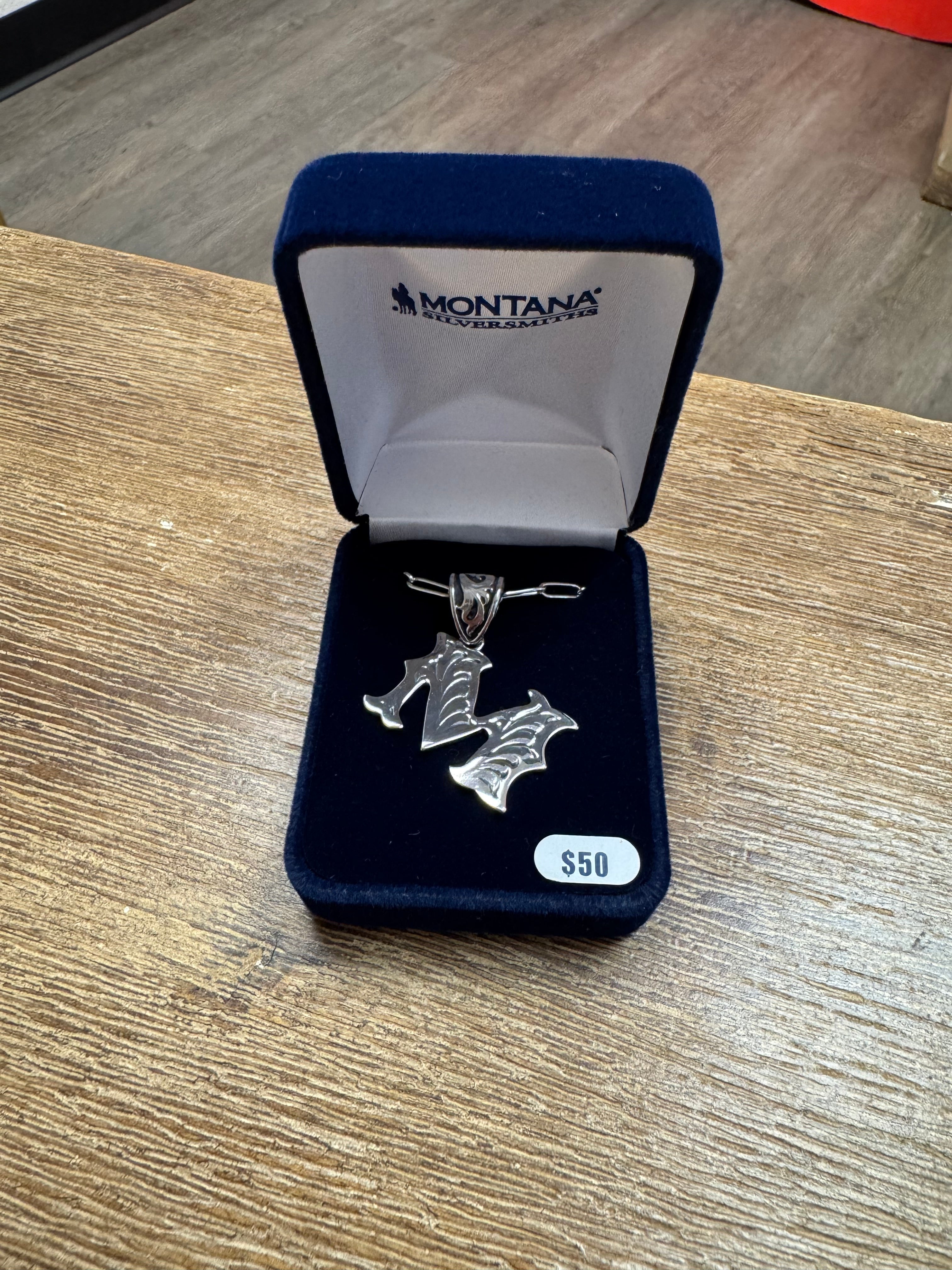 Montana Silversmith Western Initial Necklace