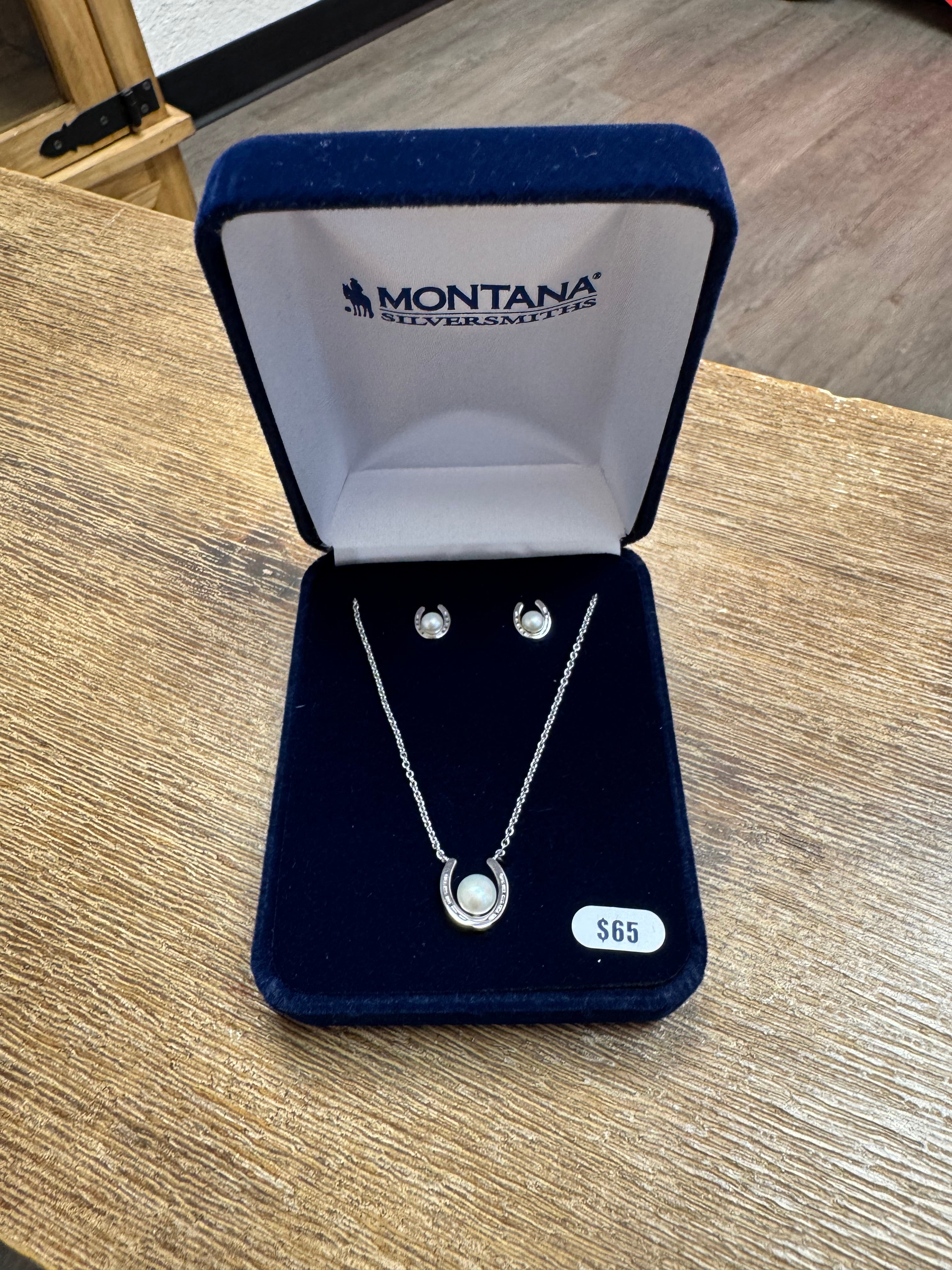 Montana Silversmith Delicate Embrace Pearl Jewelry Set