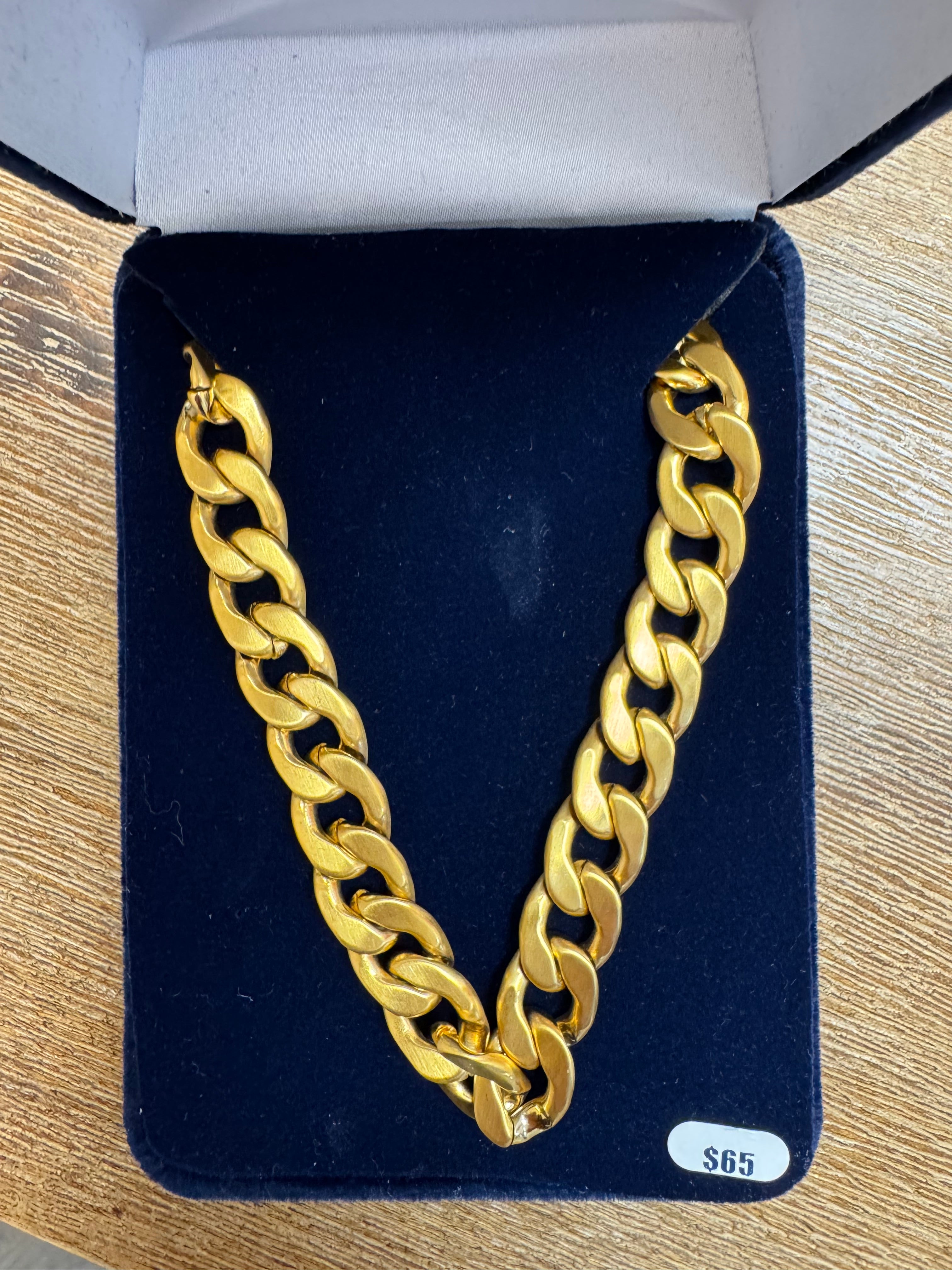 Montana Silversmith Gold Cuban Link Chain