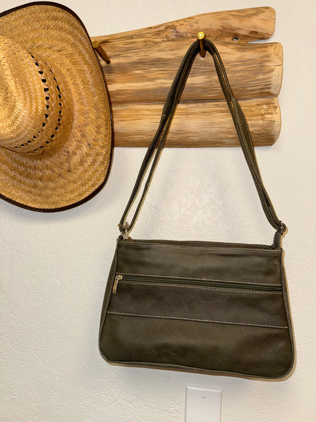 Mexican Leather Crossbody Bag