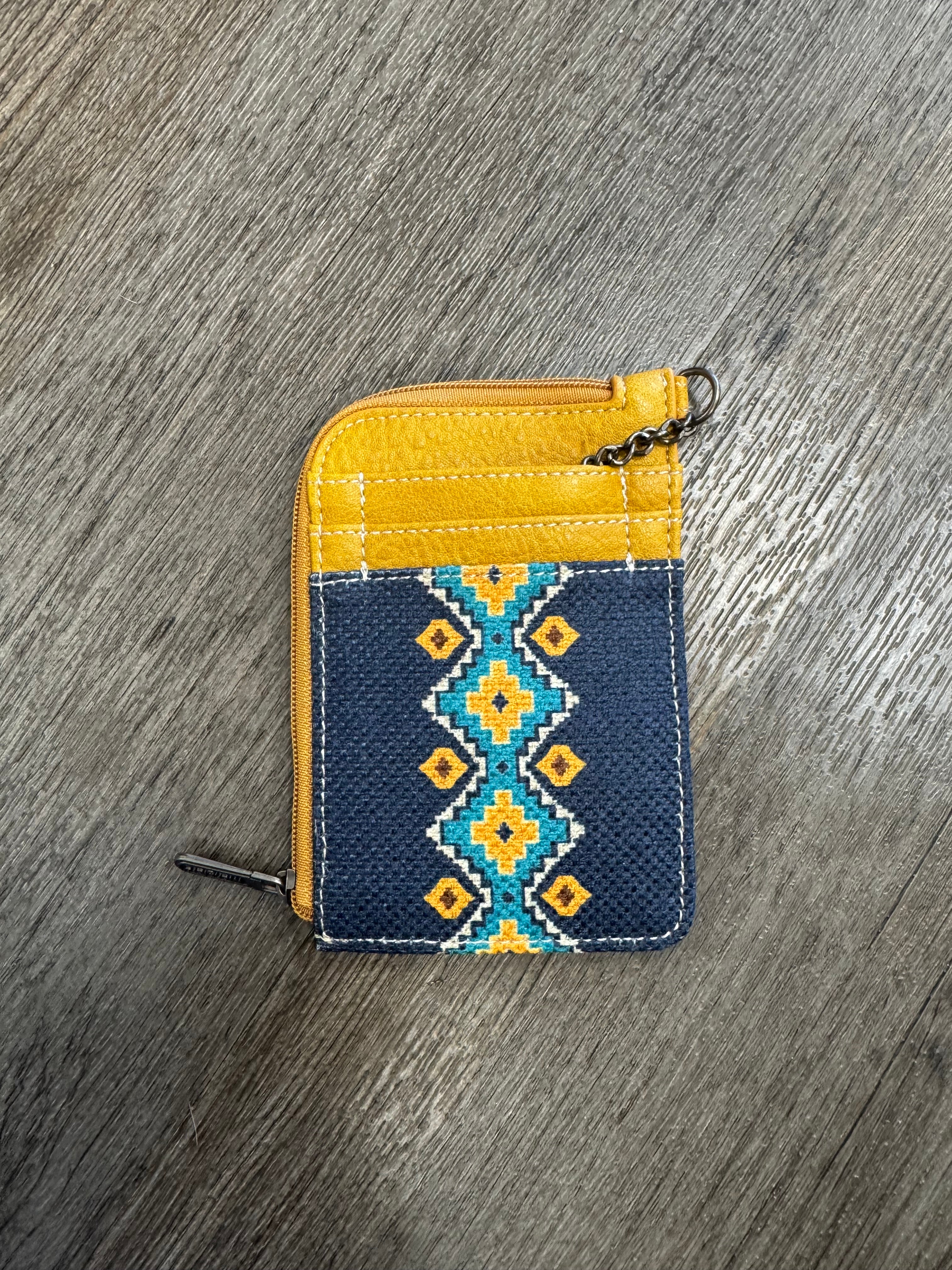 Wrangler Navy/Yellow Card Holder