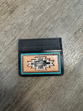 Aztec Cowhide Card Holder