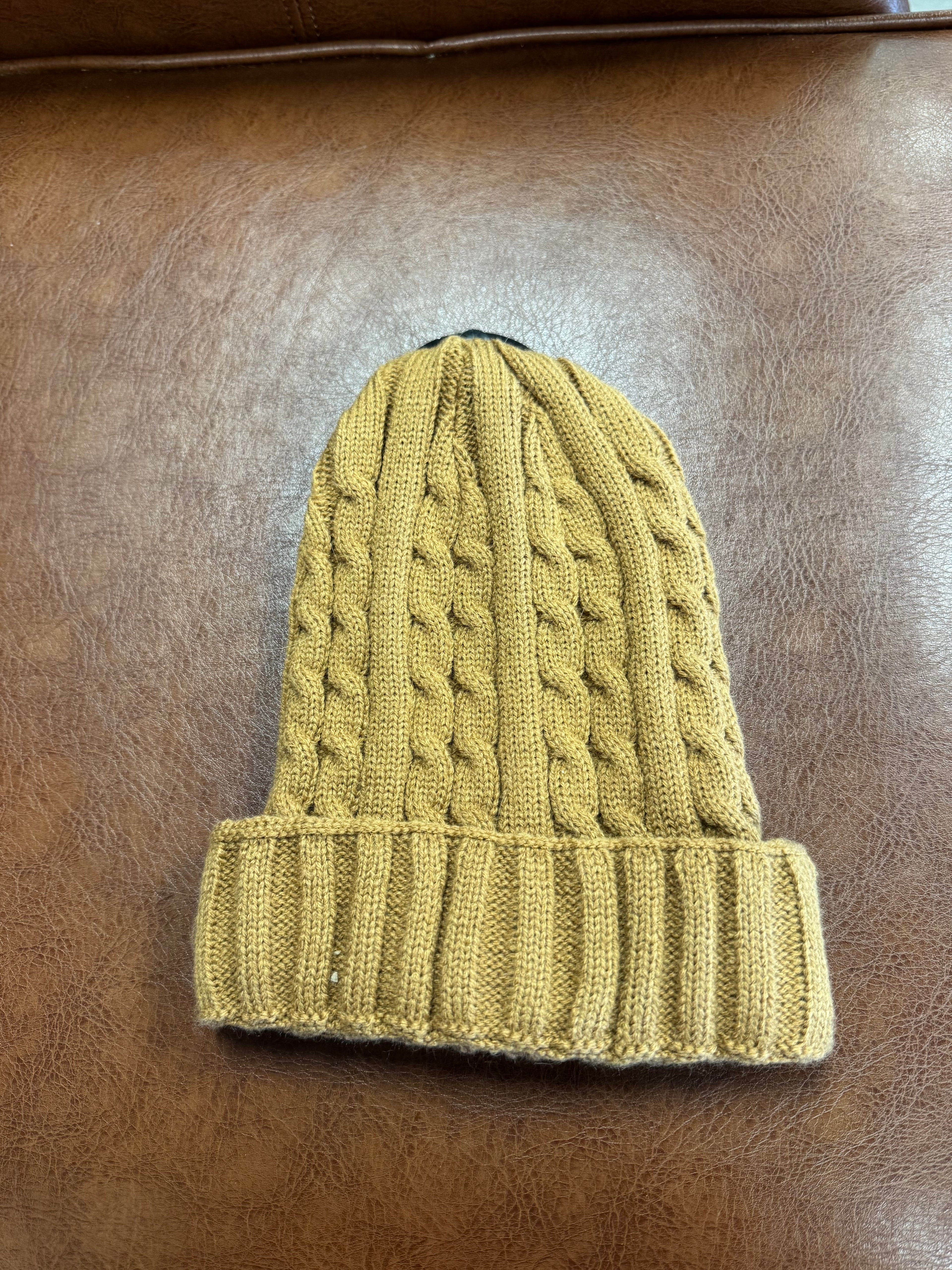 Windsor Tan Woven Beanie