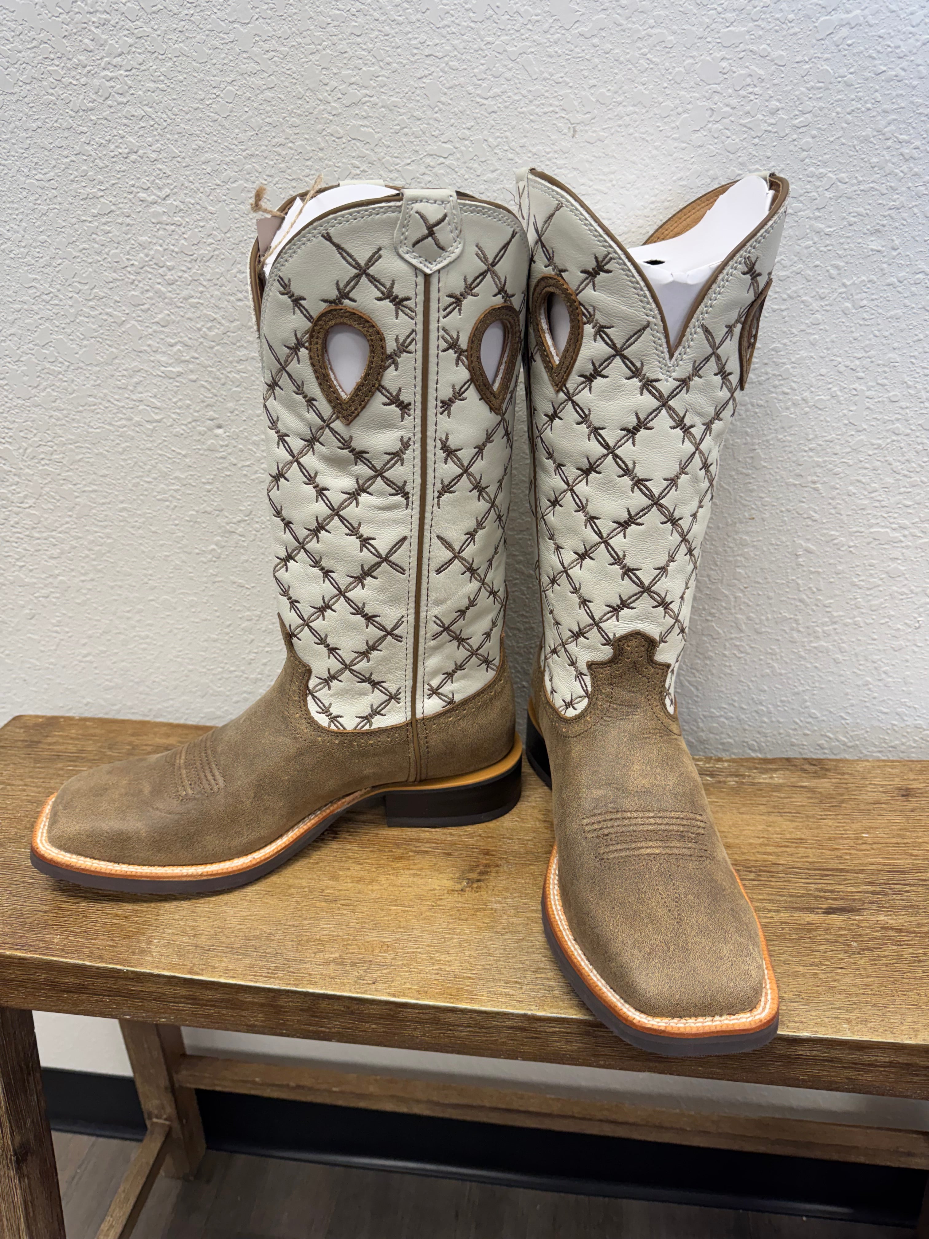 Twisted X Men's Bomber & White Ruff Stock Western Boot