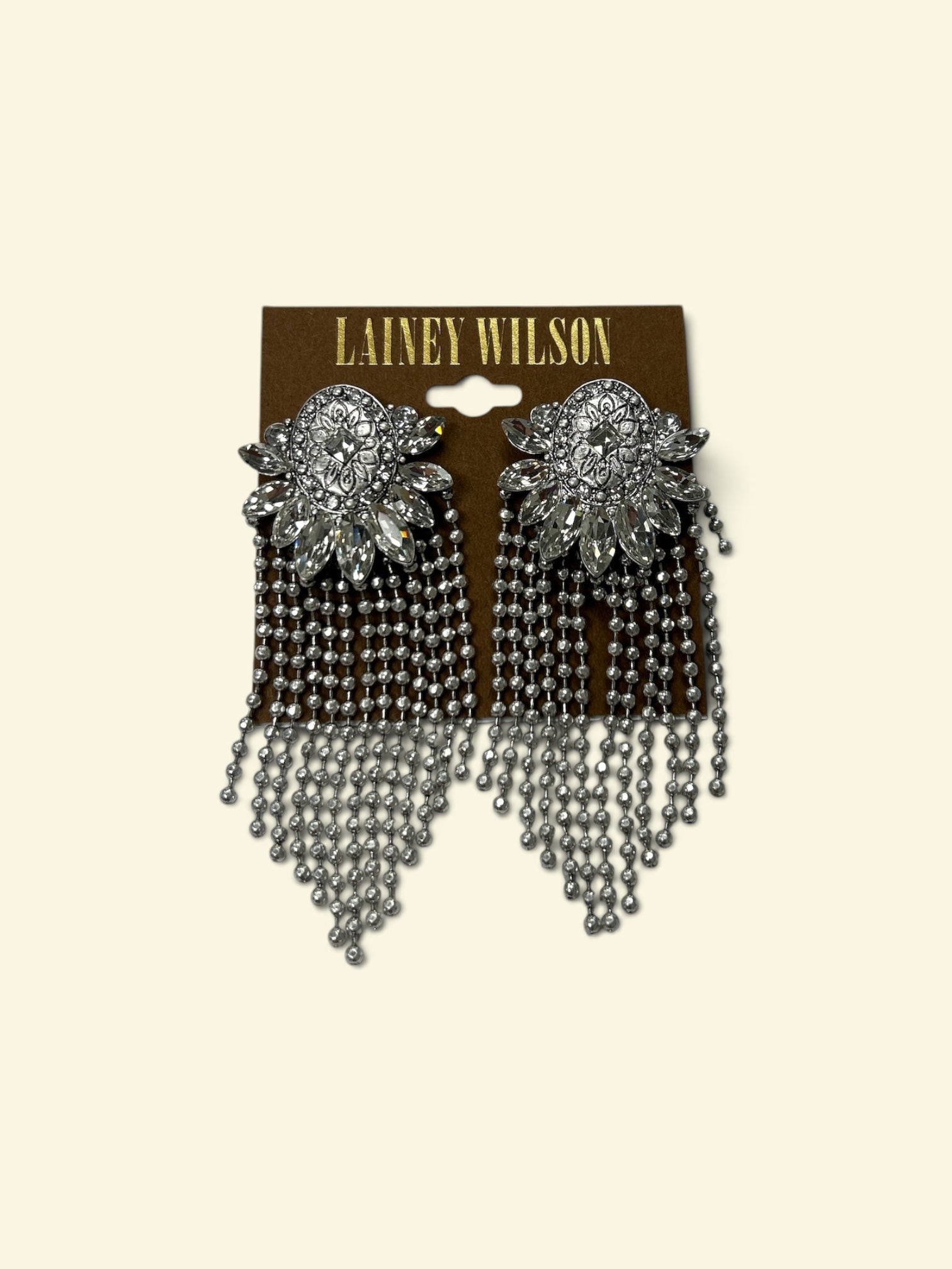 Lainey Wilson Bead Concho Earrings