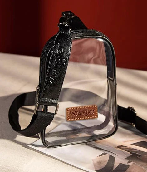 Wrangler Clear Black Sling Bag