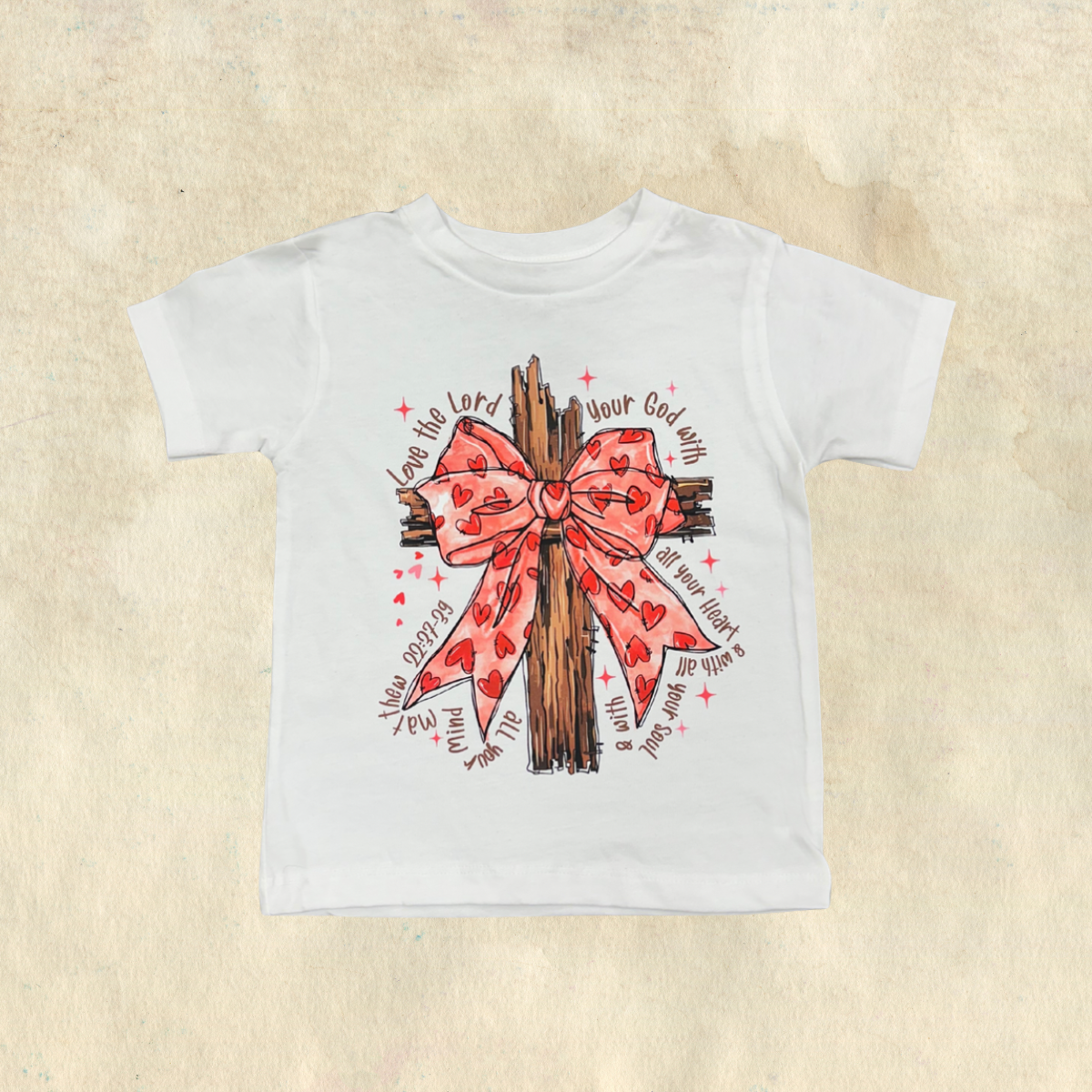 Kid's White "Love The Lord" T-Shirt
