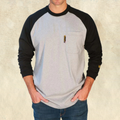 Benchmark Fire-Resistant Black Baseball Long-Sleeve