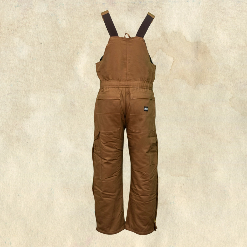 KEY Brown Insulated Duck Bib Overalls