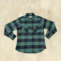 Hawk's Bay Green Plaid Flannel