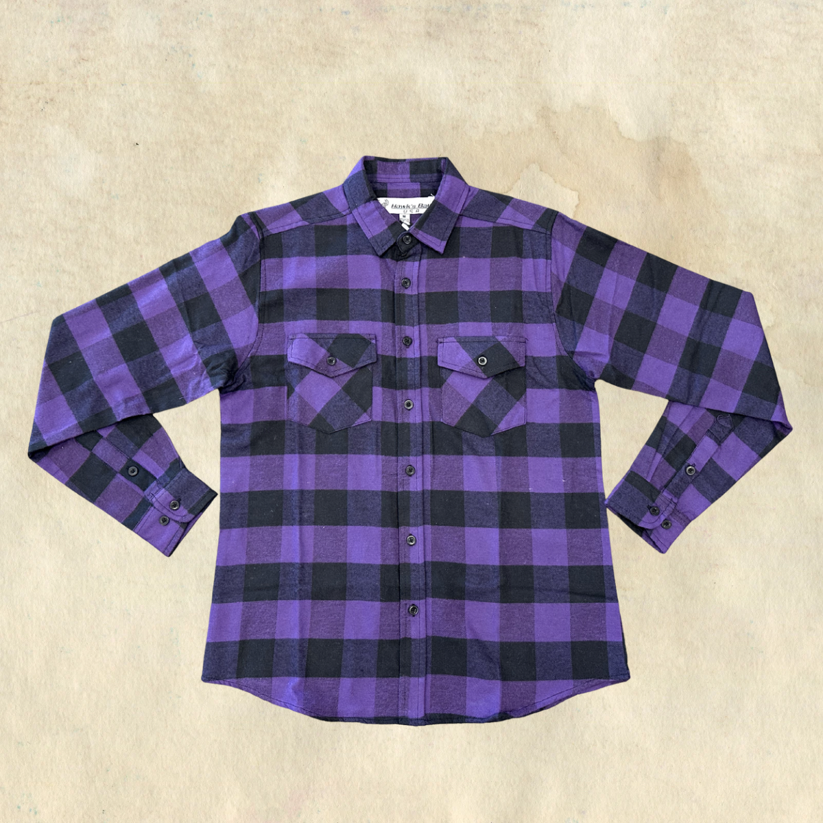 Hawk's Bay Purple Plaid Flannel