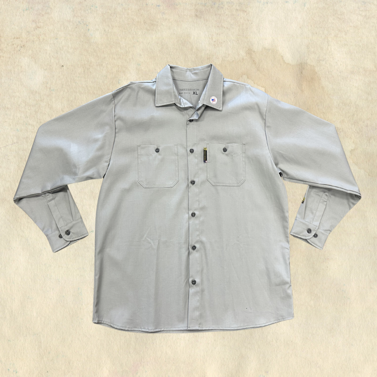 Benchmark Flame-Resistant Grey Long-Sleeve