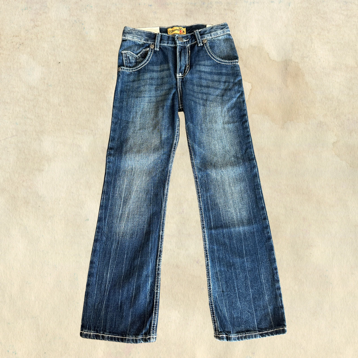 Wrangler 20X No.42 Boys' Vintage Bootcut Jean in Vintage Wash