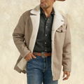 Wrangler Beige Tweed Sherpa-Lined Jacket