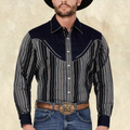 Wrangler Rodeo Navy Blue Long-Sleeve
