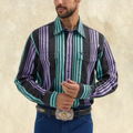 Wrangler Green Brushpopper Long-Sleeve