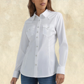 Wrangler White Pearl Snap Shirt