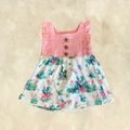 Shea Baby Pink Denim Cactus Dress
